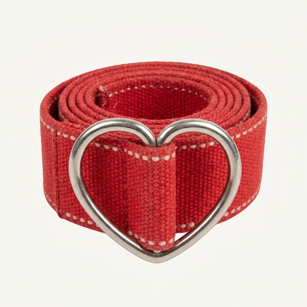 Vintage belt red