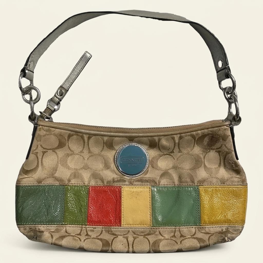COACH patchwork shoulder bag