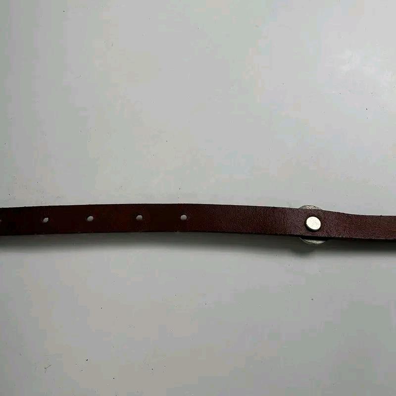 CAPACCI leather belt brwon 6