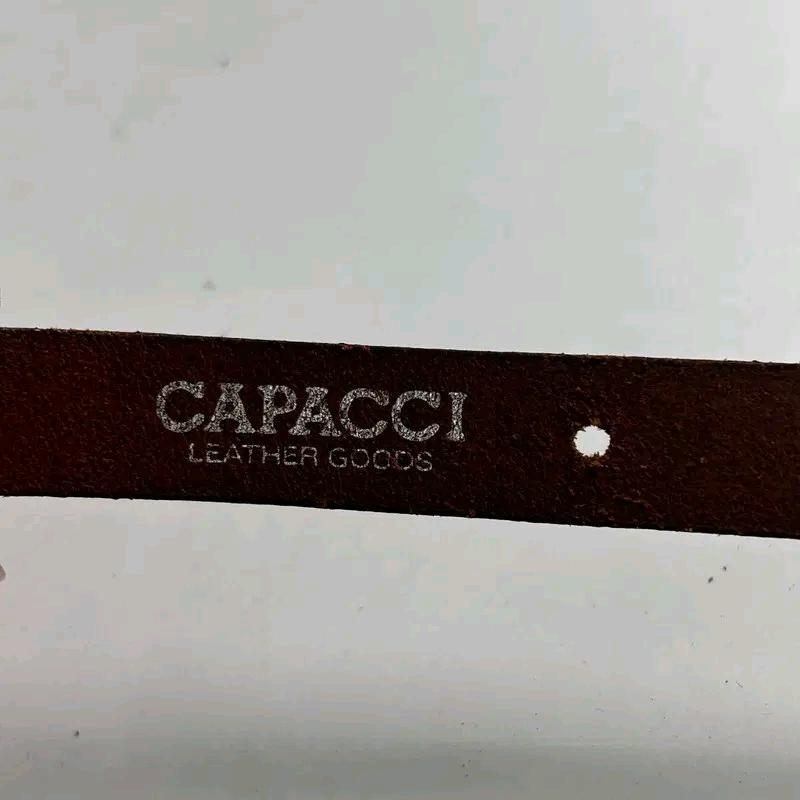 CAPACCI leather belt brwon 5