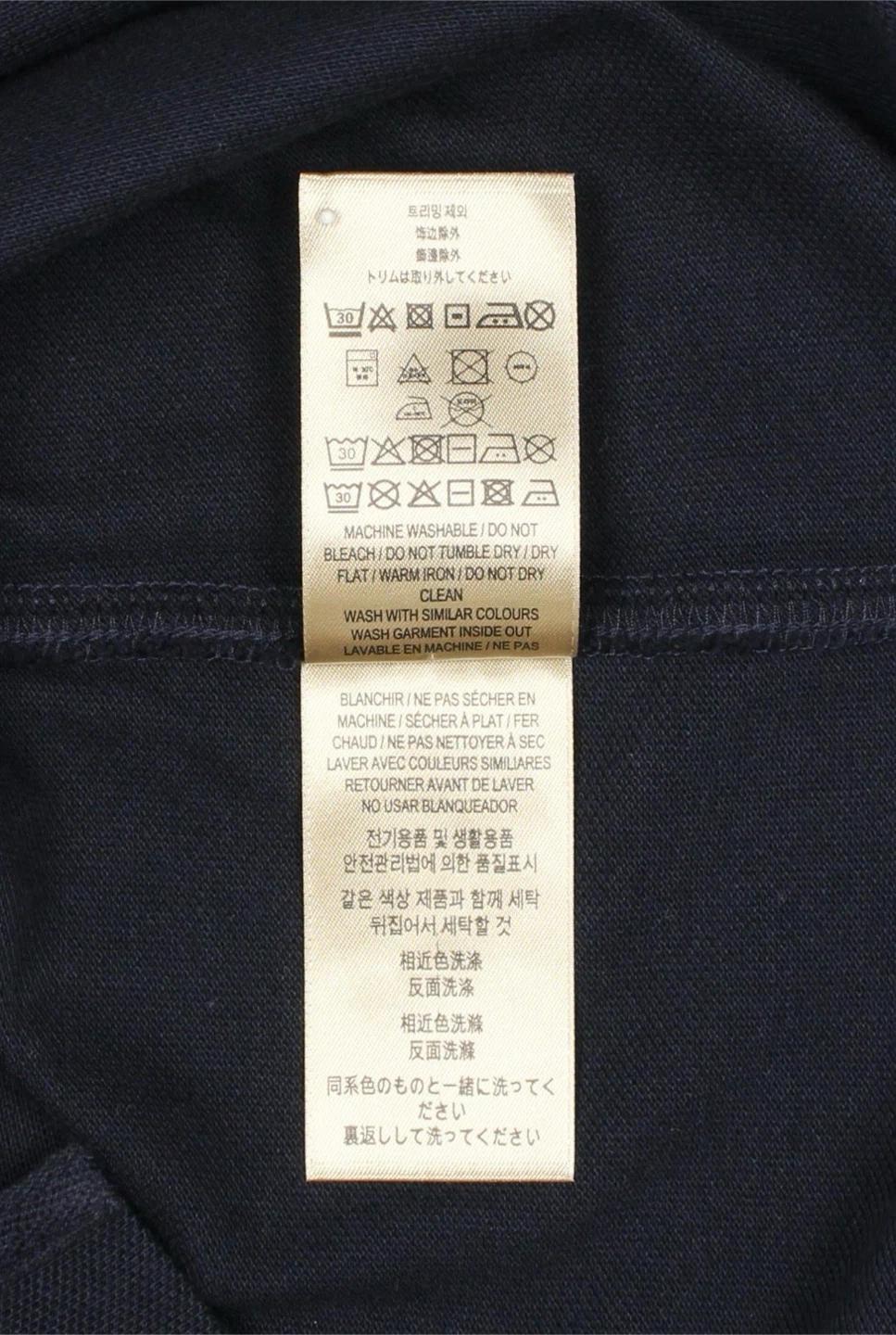 버버리 네이비 카라티셔츠 XL 5