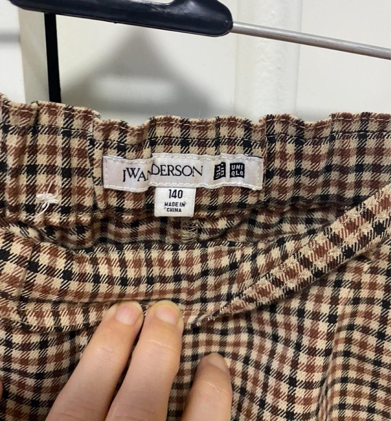 JW Anderson 유니클로 체크 팬츠 140 3