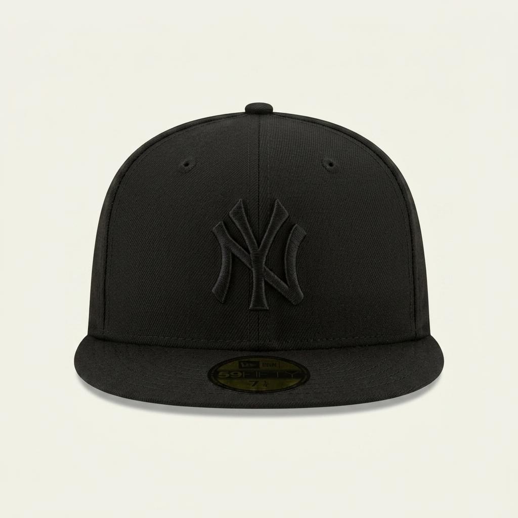 뉴에라 MLB 뉴욕 양키스 베이직 피티드캡 블랙(새상품컨디션) 1