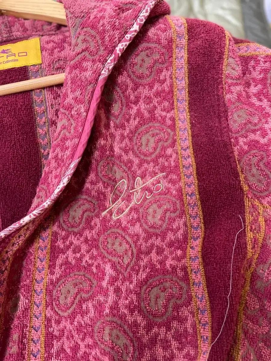 명품)ETRO 바쓰 페이즐리 코튼가운M~L 9