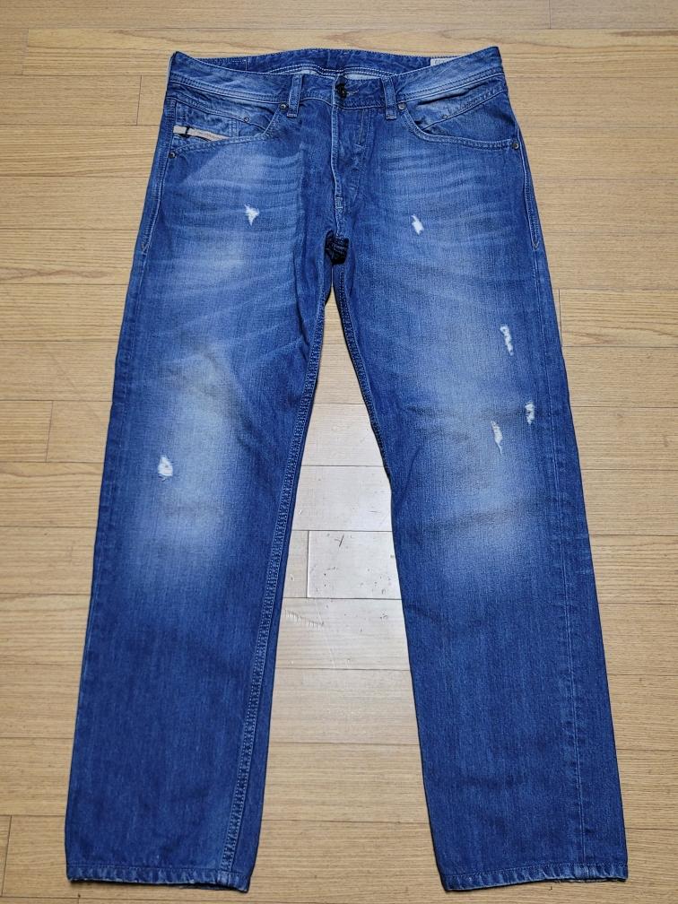 디젤  워싱 진청 바지 4