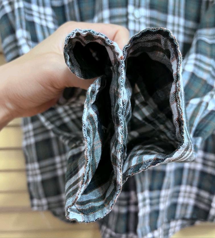 마시모뚜띠 남성 체크린넨셔츠 5