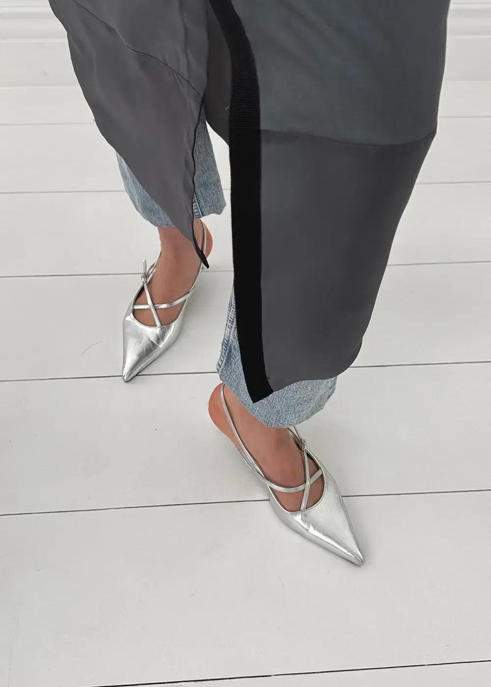 @9516 블랙 230-홀터스트랩 5cm 스틸레토 샌들-새상품 8