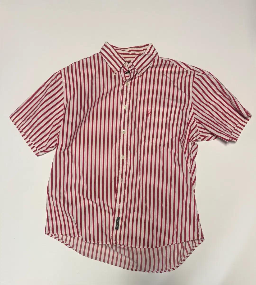 헤지스 Hazzys 스트라이프 슬림핏 이쁜 반팔 셔츠 XL ~2XL 2
