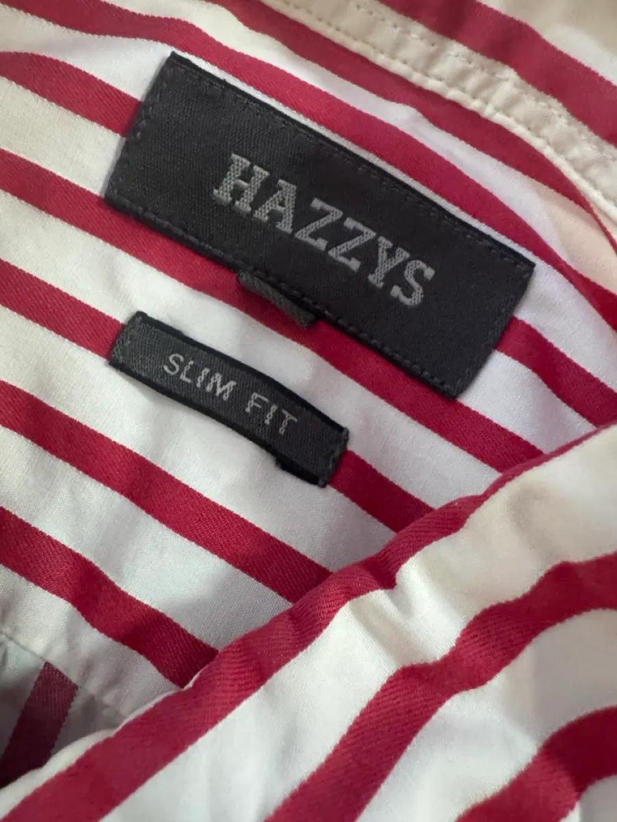 헤지스 Hazzys 스트라이프 슬림핏 이쁜 반팔 셔츠 XL ~2XL 4
