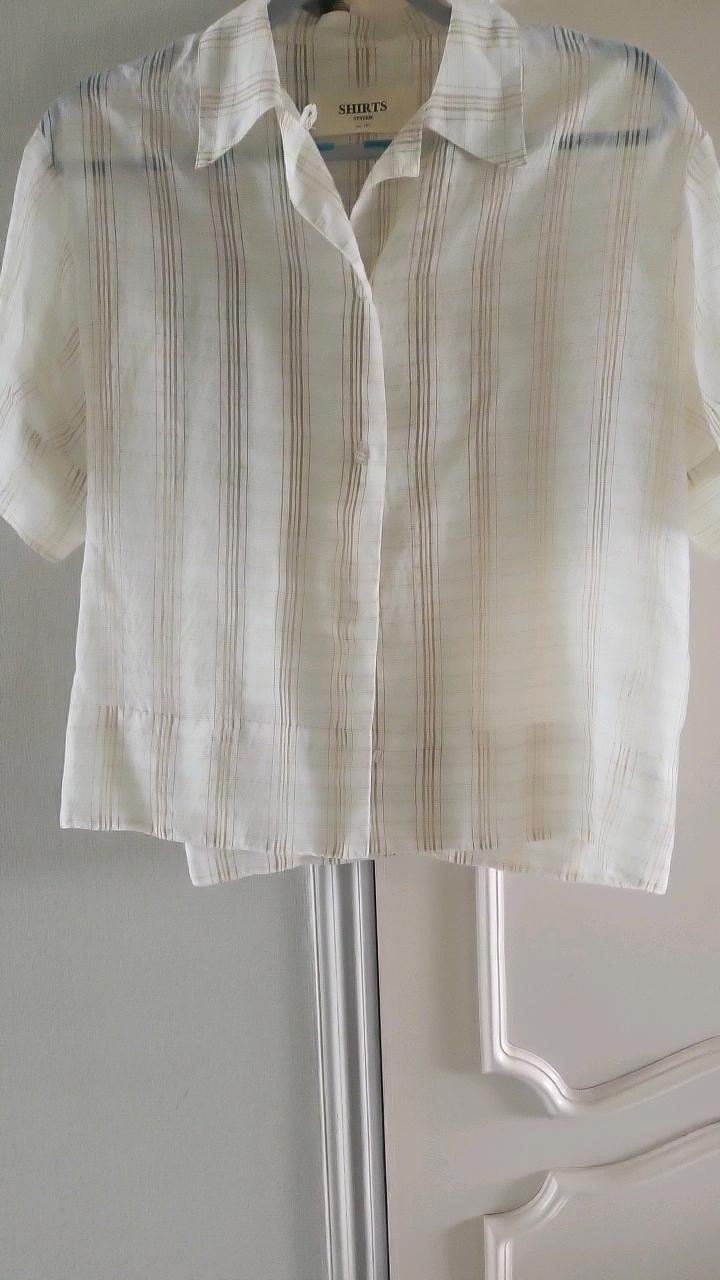 SHIRTS SYSTEM 스트라이프 린넨 셔츠 6