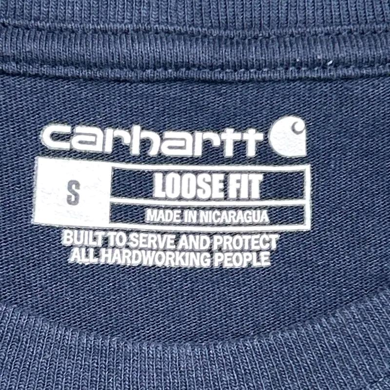 CARHARTT 루즈핏 롱슬리브 네이비 S 6