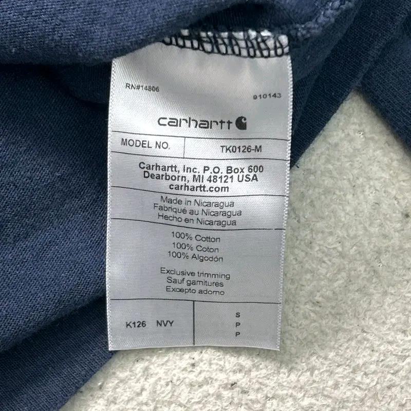 CARHARTT 루즈핏 롱슬리브 네이비 S 7