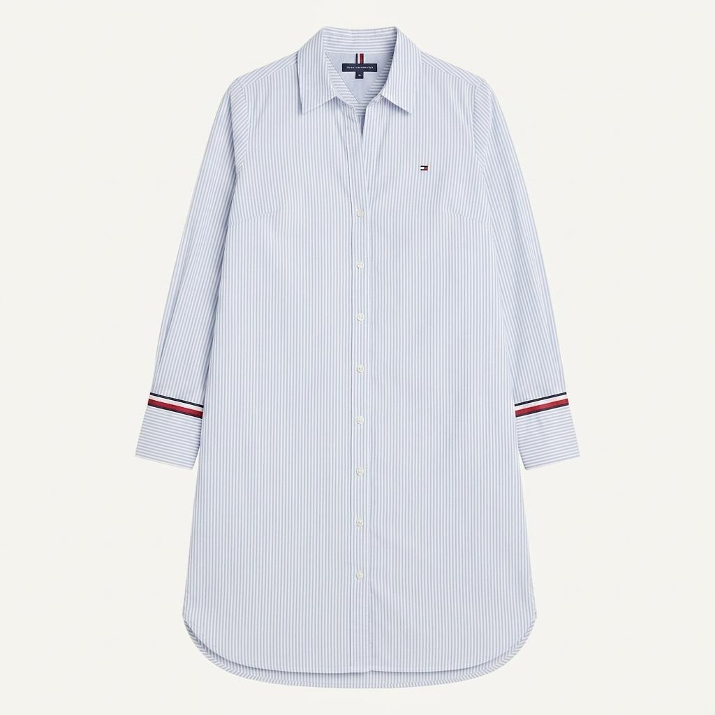 TOMMY HILFIGER 스트라이프 롱셔츠 XS 1