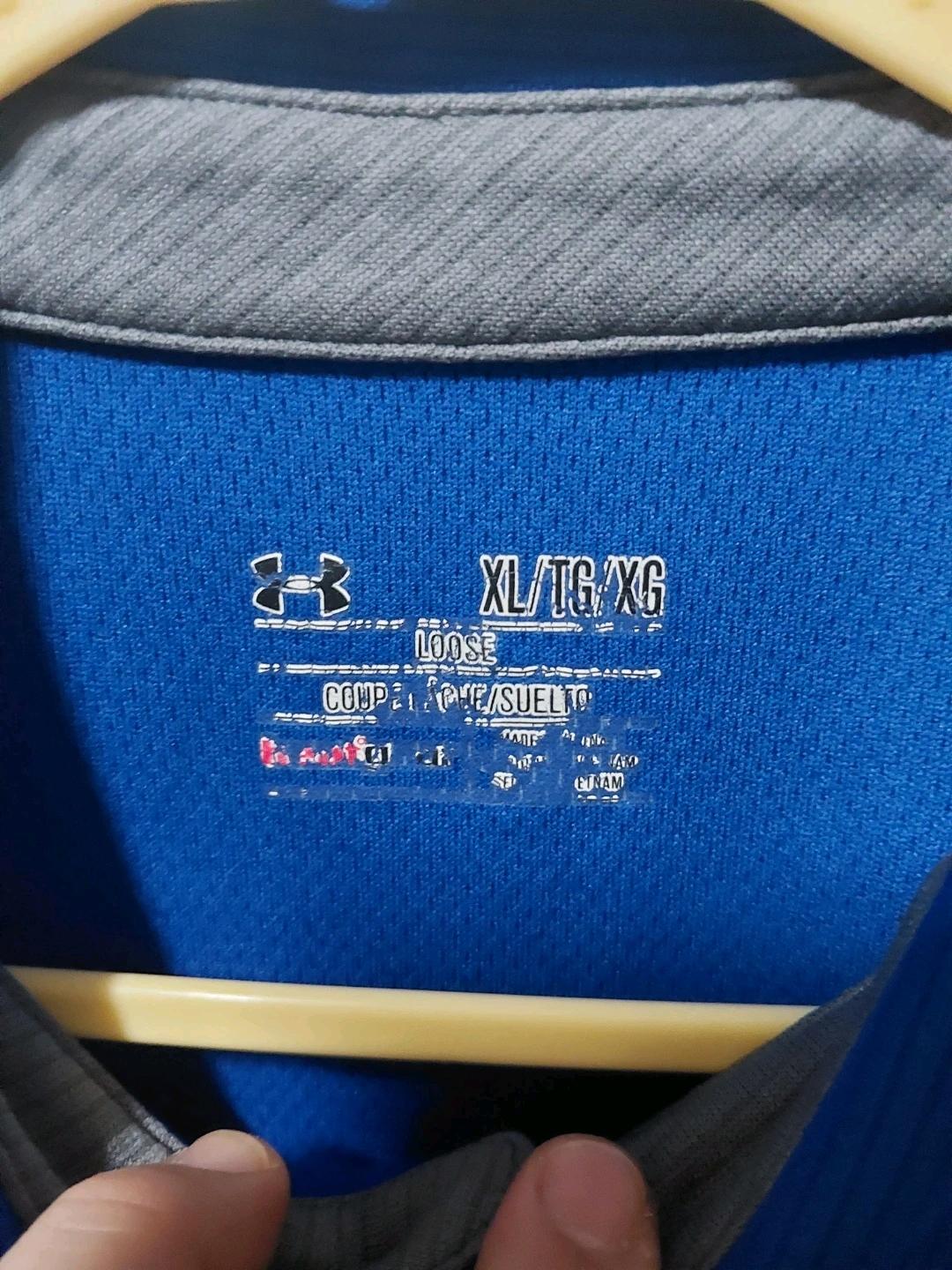 언더아머 퍼포먼스 폴로티셔츠 XL 블루 8