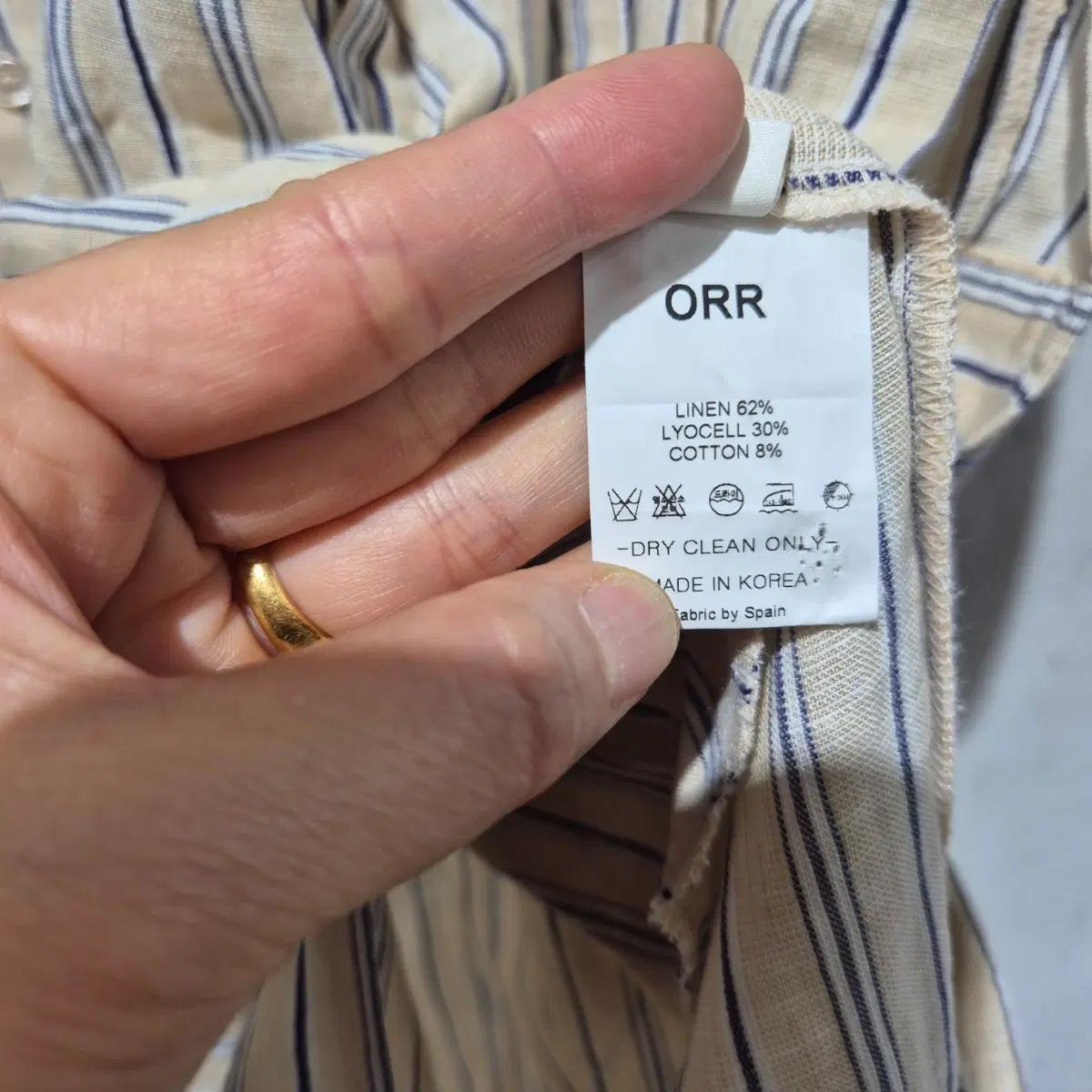 오르 ORR 스트라이프 롱셔츠 7