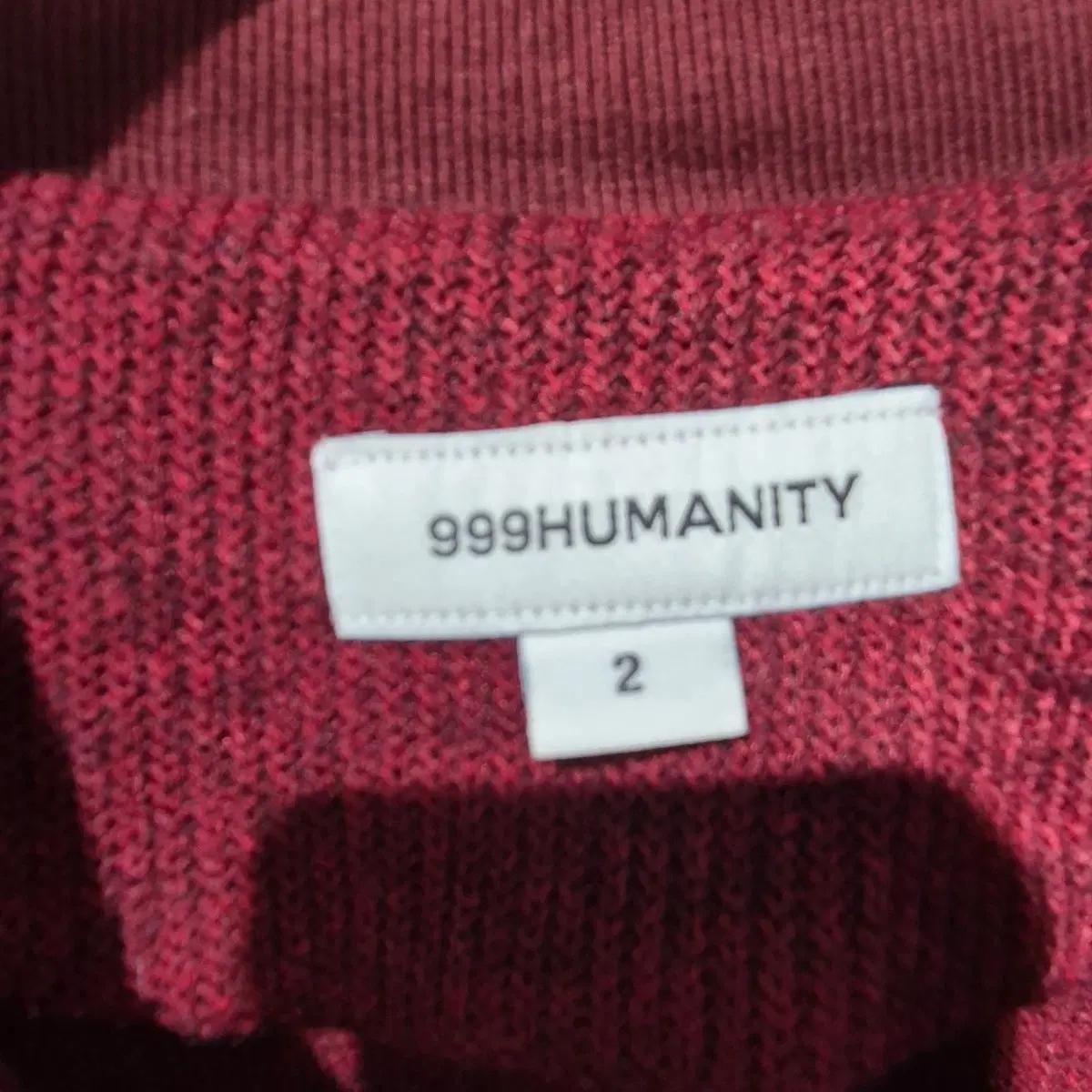 999HUMANITY 하프집업 니트 3
