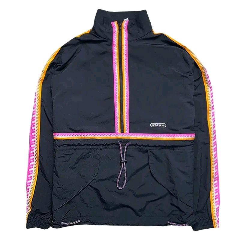 ADIDAS 테이프드 아노락 블랙 S 2