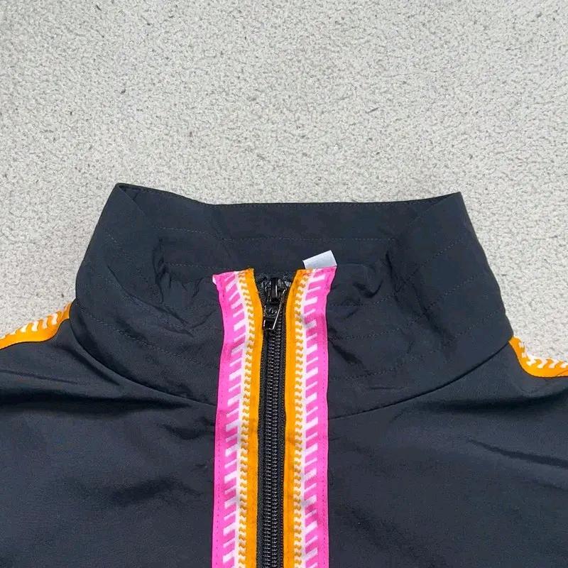 ADIDAS 테이프드 아노락 블랙 S 5