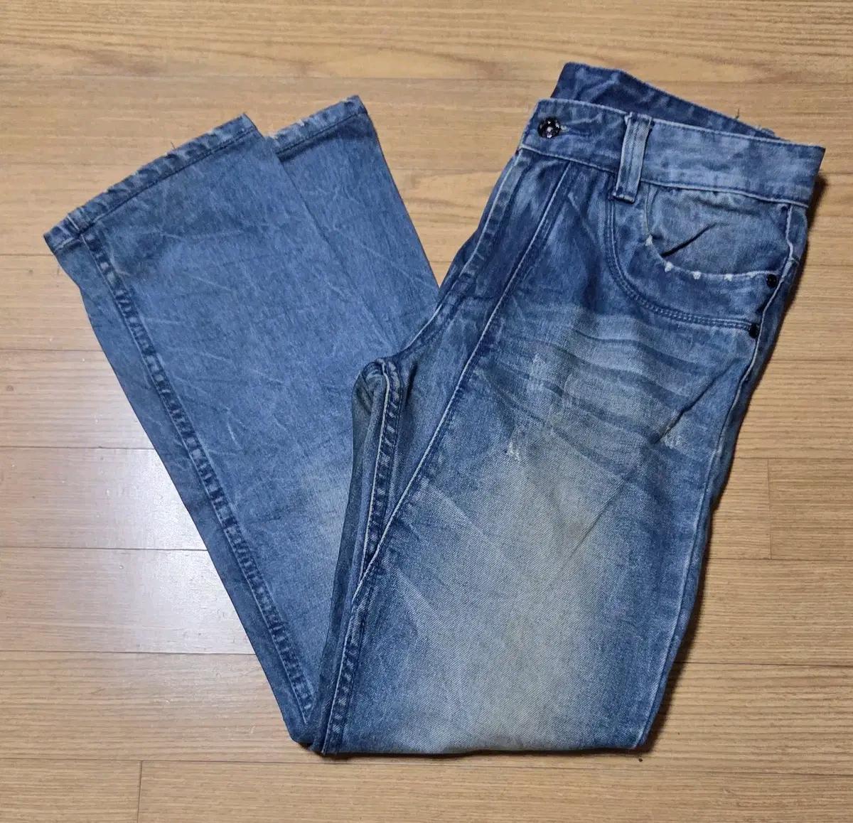 디젤  남성 네이비 데님팬츠 청바지 30 2