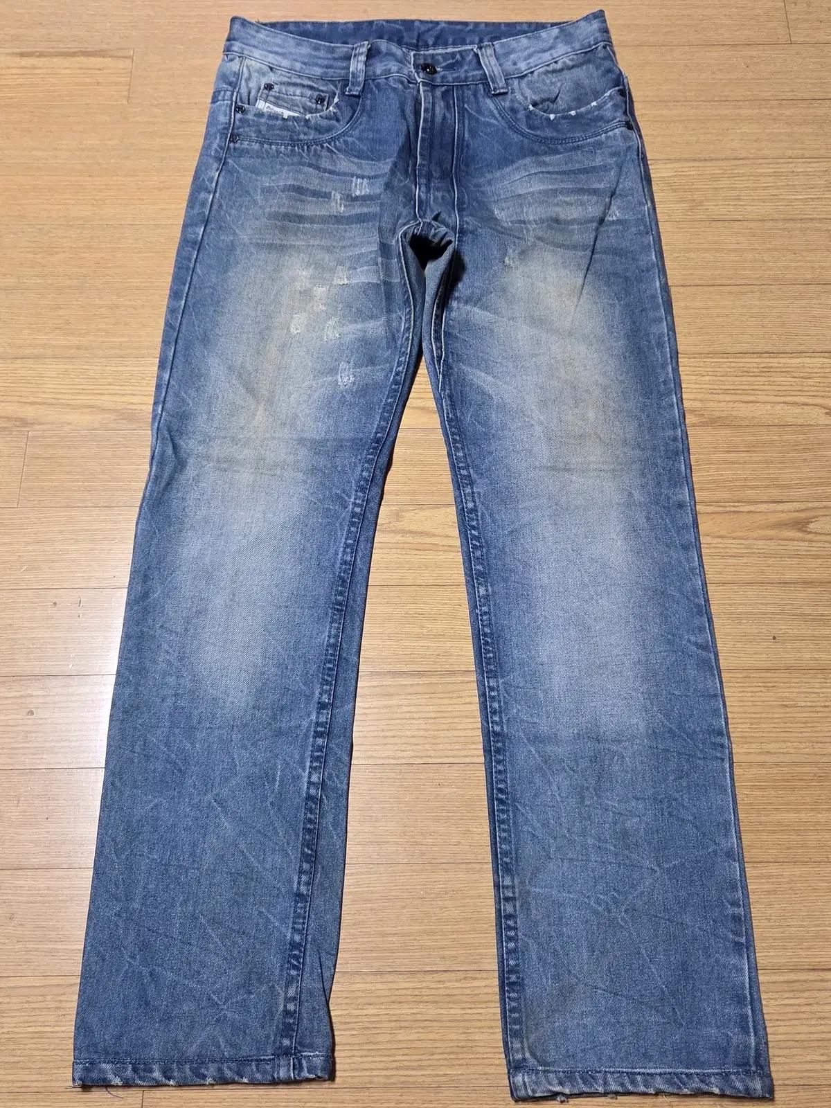 디젤  남성 네이비 데님팬츠 청바지 30 4