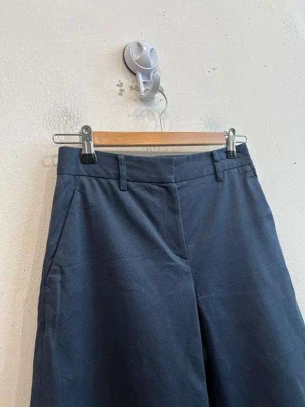 THEORY 띠어리 재팬 와이드 팬츠 네이비 Made in JAPAN 3