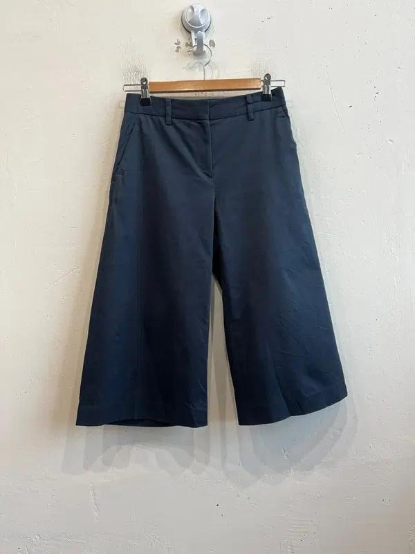 THEORY 띠어리 재팬 와이드 팬츠 네이비 Made in JAPAN 2