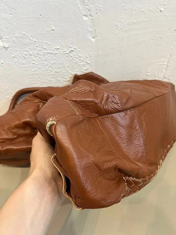 GOA 고아 위빙 레더 숄더백 8