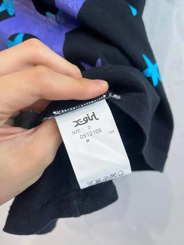 X GIRL 엑스걸 스타 반팔 티셔츠 Made in JAPAN 7