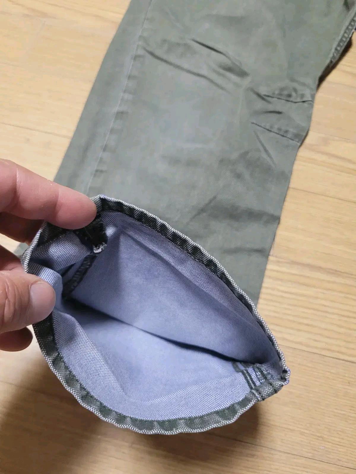 디젤 남성 카키 워싱 9부데님팬츠 30 8