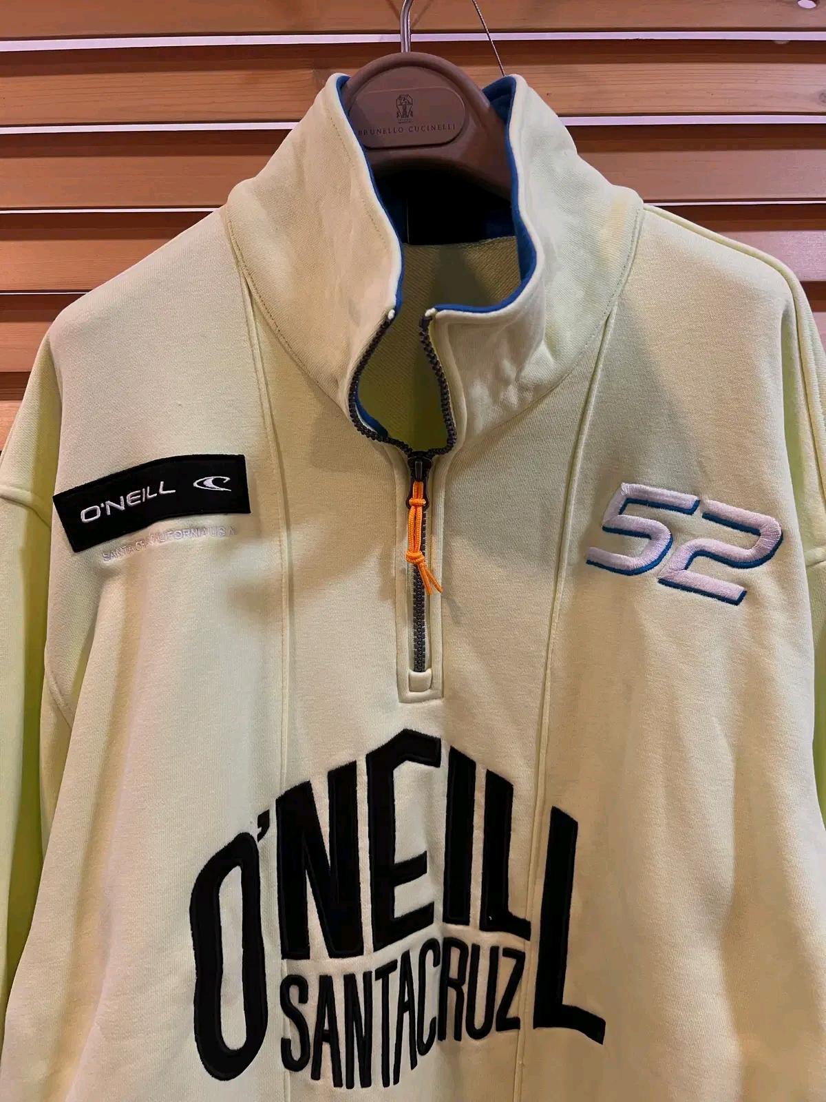 오닐 O'NEILL 남성 형광옐로우 반집업티셔츠 긴팔티셔츠 4