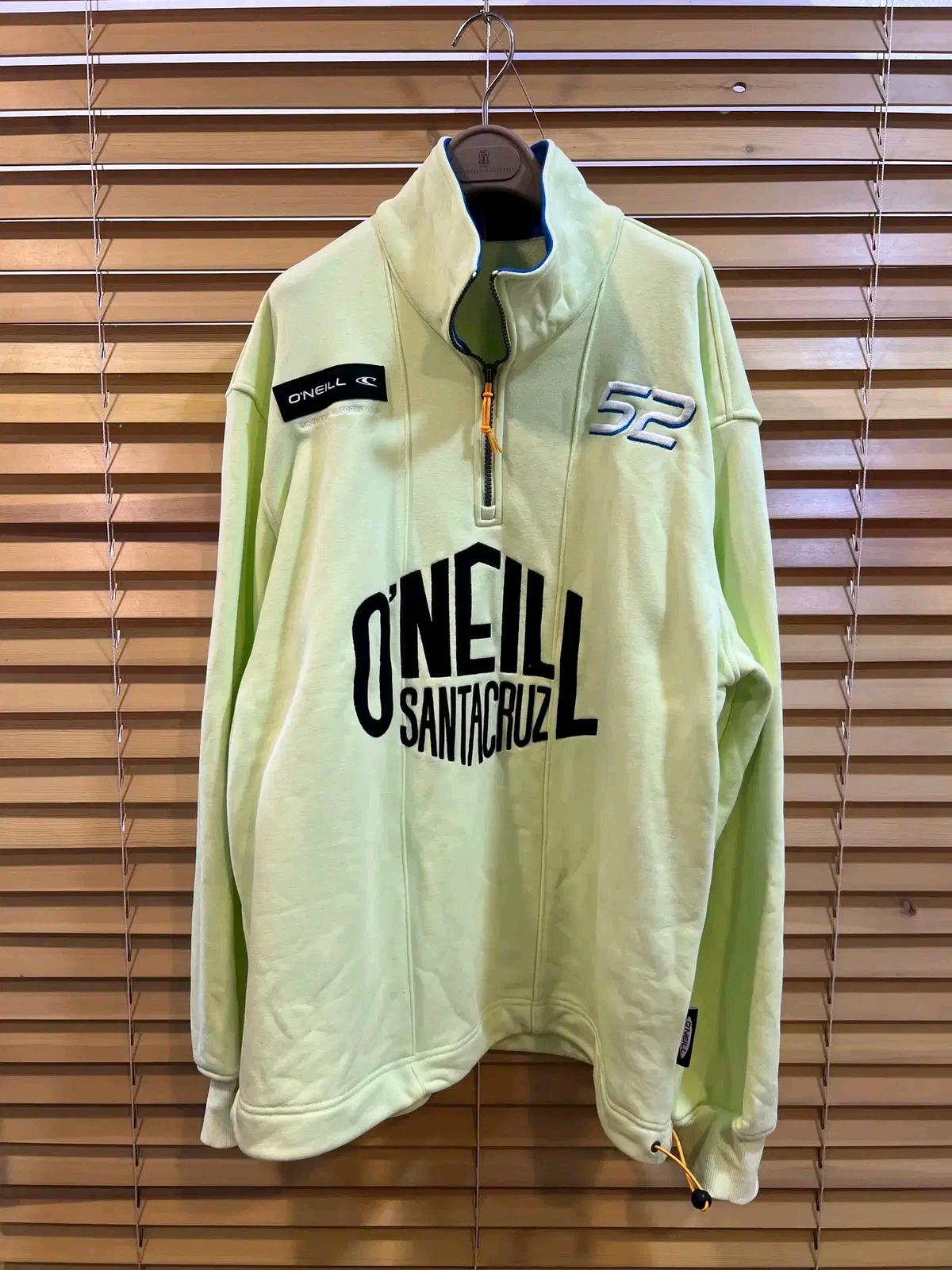 오닐 O'NEILL 남성 형광옐로우 반집업티셔츠 긴팔티셔츠 2