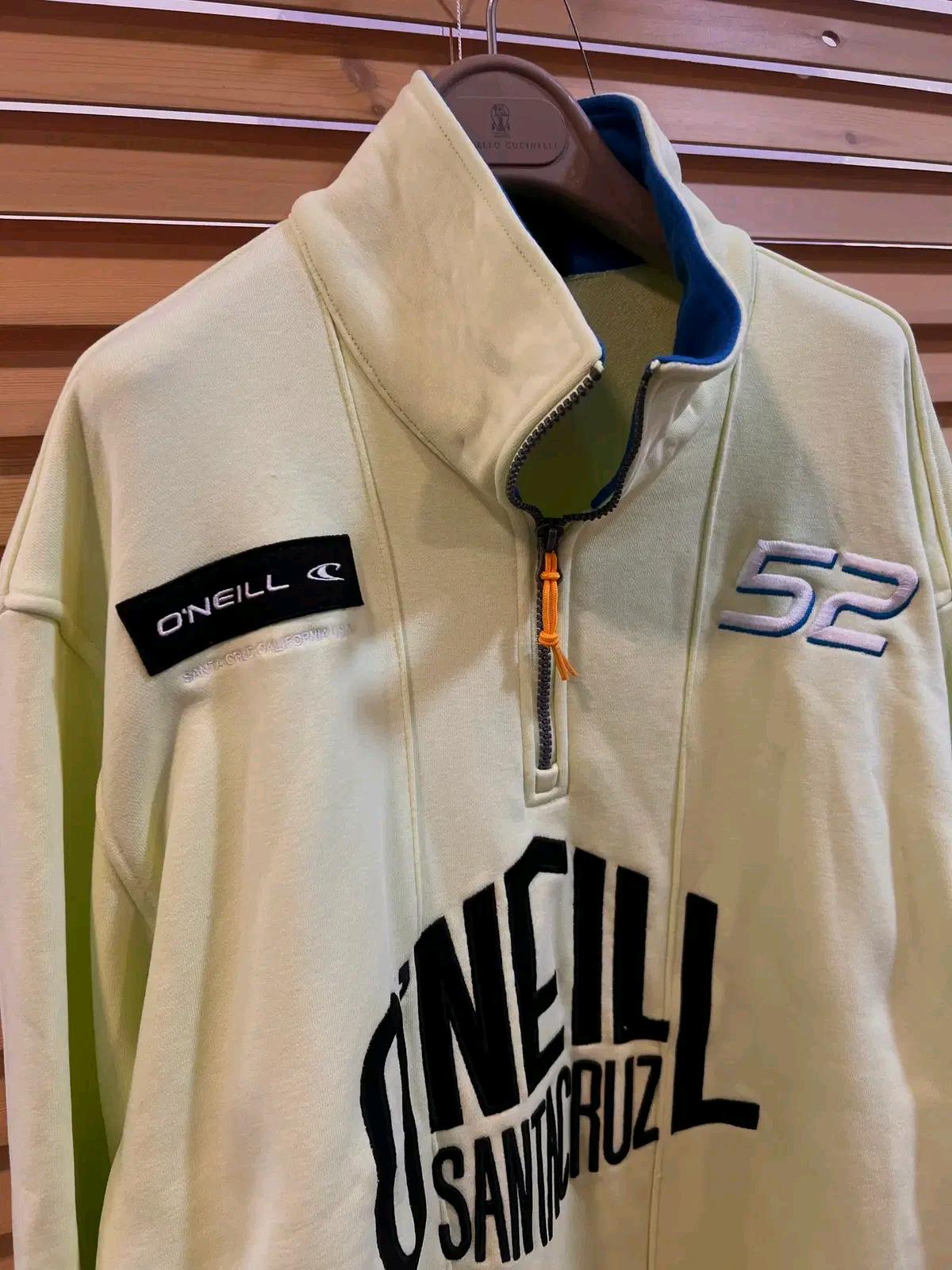 오닐 O'NEILL 남성 형광옐로우 반집업티셔츠 긴팔티셔츠 7