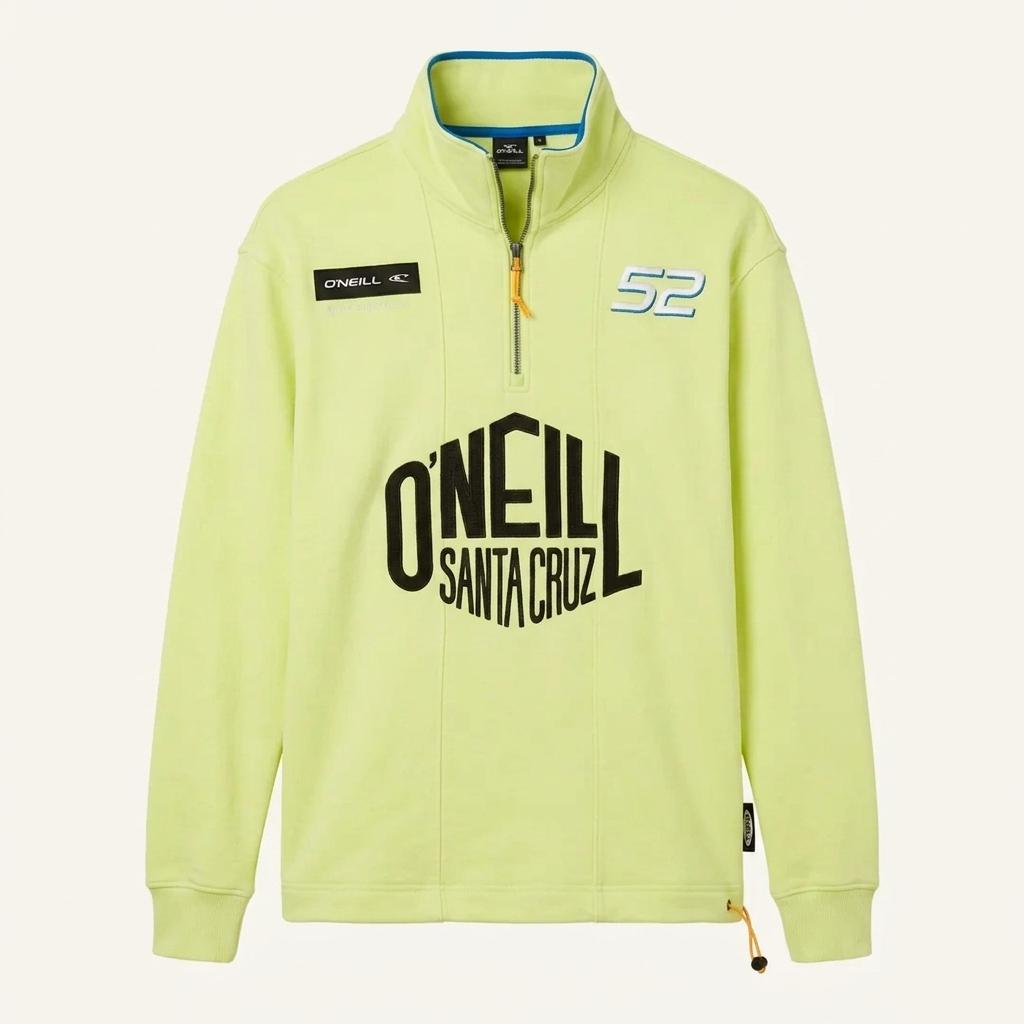 오닐 O'NEILL 남성 형광옐로우 반집업티셔츠 긴팔티셔츠 1