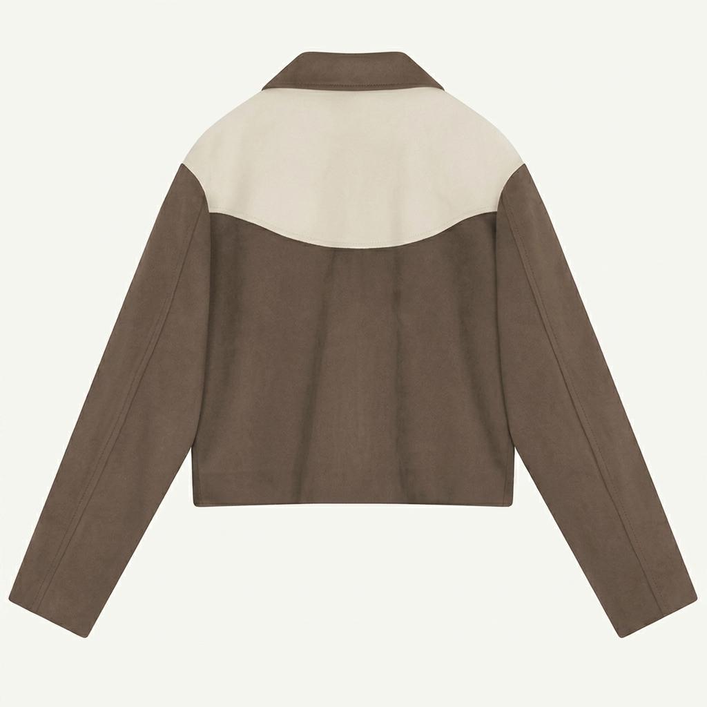 FLARE UP 웨스턴 스웨이드 배색 자켓 1