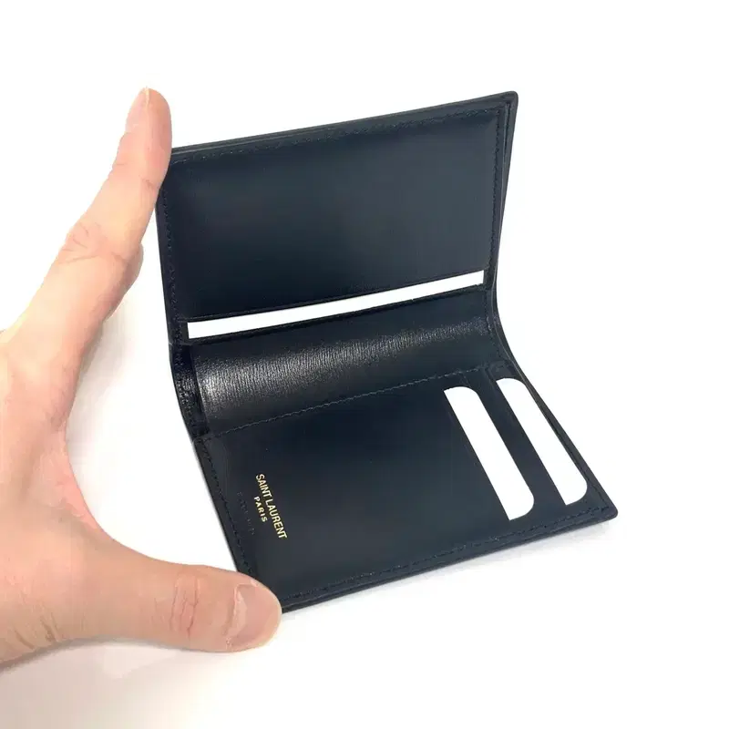 생로랑 YSL 로고 금장 모노그램 미니 반지갑 8