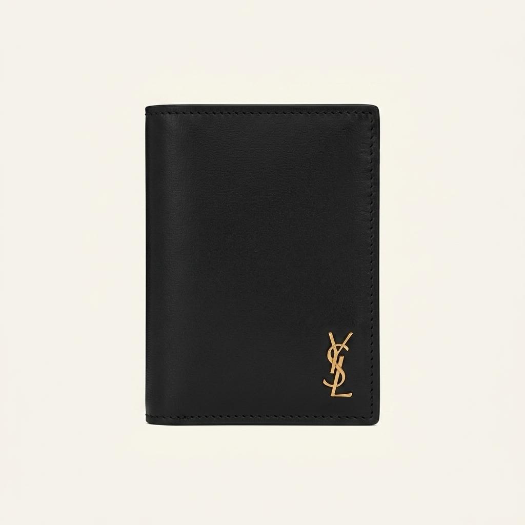 생로랑 YSL 로고 금장 모노그램 미니 반지갑 1