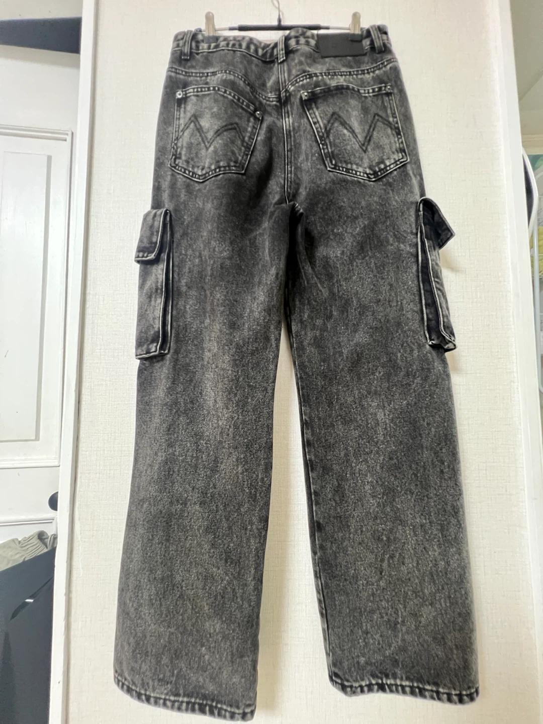 마뗑킴 카고 데님 팬츠 M 3