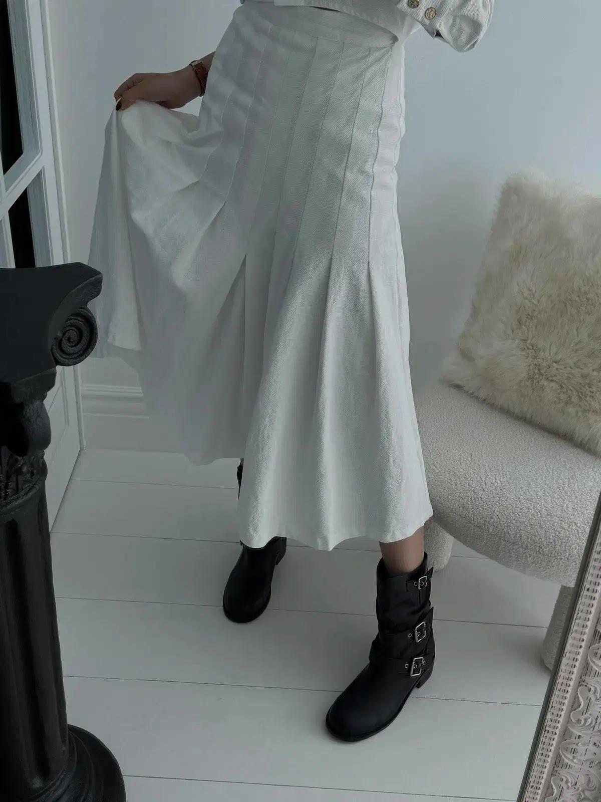 @9462 블랙 250-미들 바이커부츠 4cm 버클디테일 사계절부츠-새상품 6