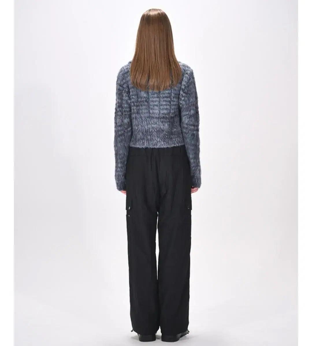 에트몽 color blend brush knit cardigan,navy 6