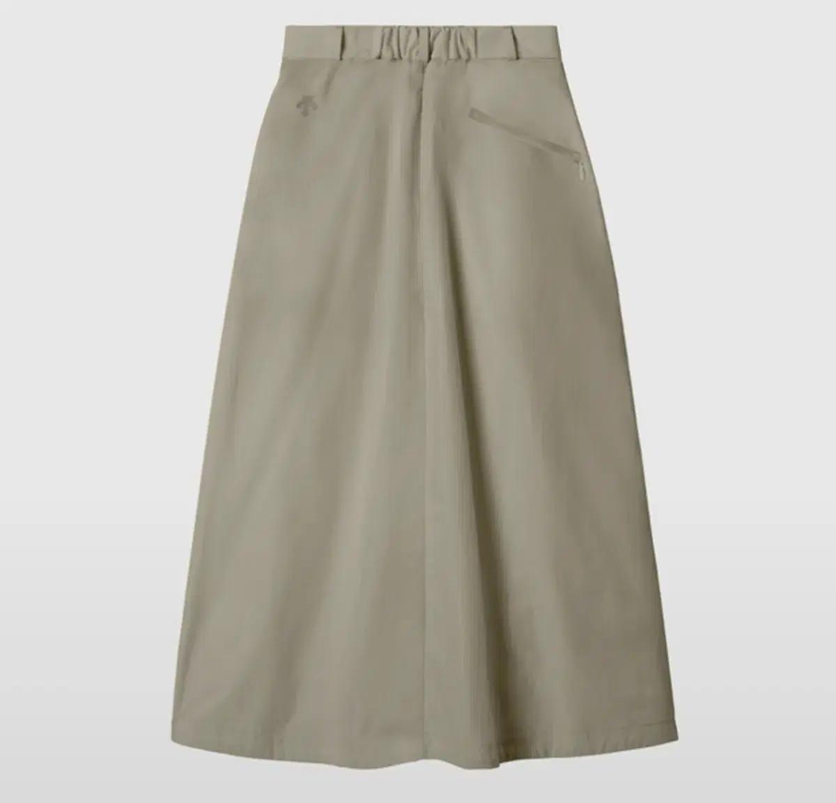 데상트 lightweight wrap skirt 카키 SQ312KPT81 5