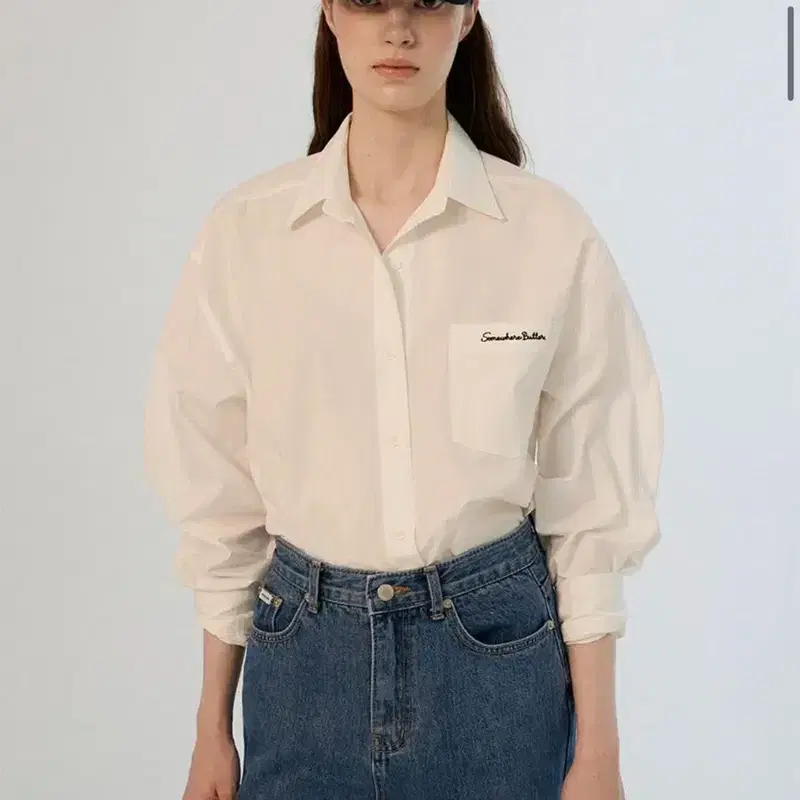 ( 새상품 ) 썸웨어버터 오버핏 셔츠 2