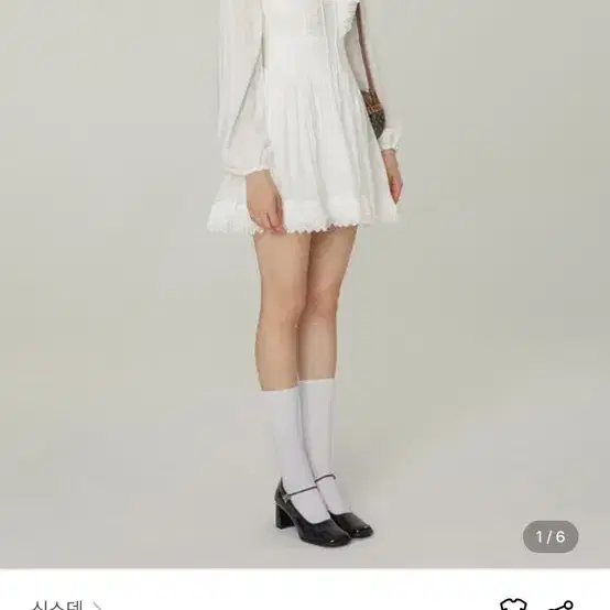 새상품) 신스덴 레이스 미니 원피스 S 5