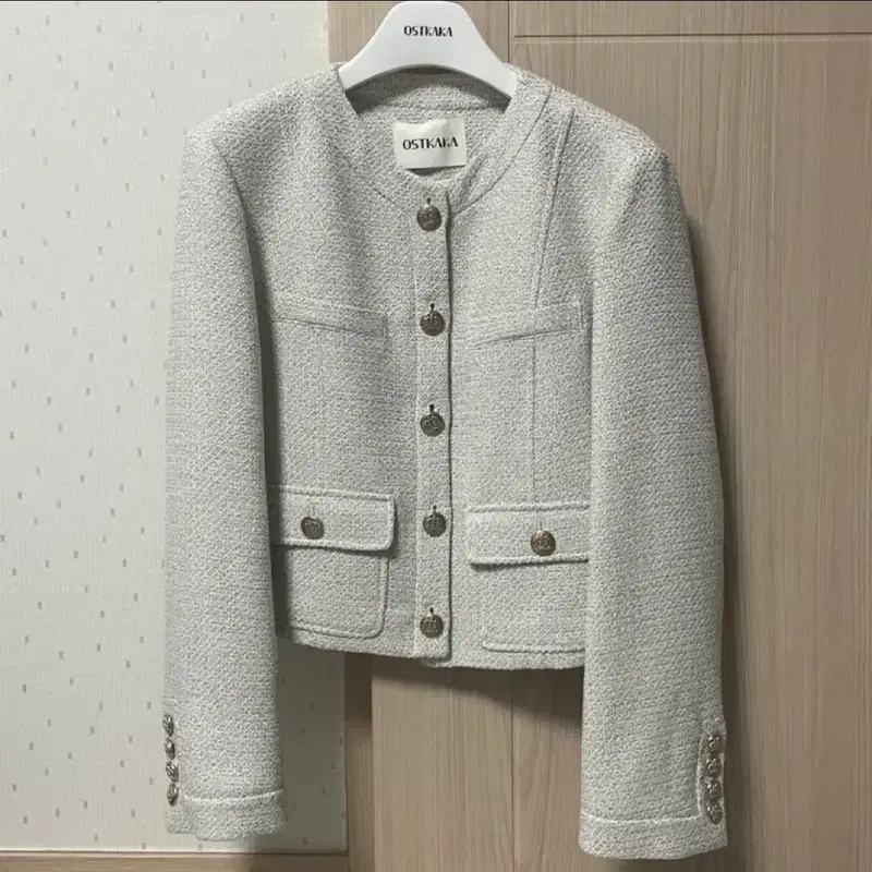 (미착용) 오스트카카 트위드 자켓 4