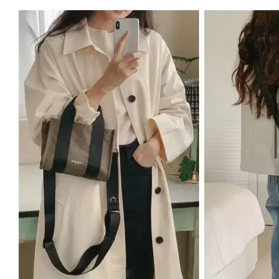 새상품) 마르헨제이 밀리나노백 카키 5