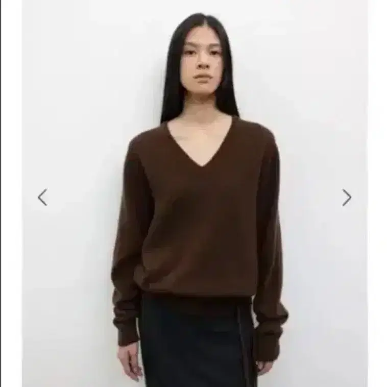르917 르셉템버 홀가먼트 브이넥 알파카 브이넥 풀오버 4