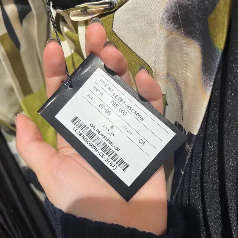 한섬 랑방컬렉션 정가80만 실크원피스 새상품급 8