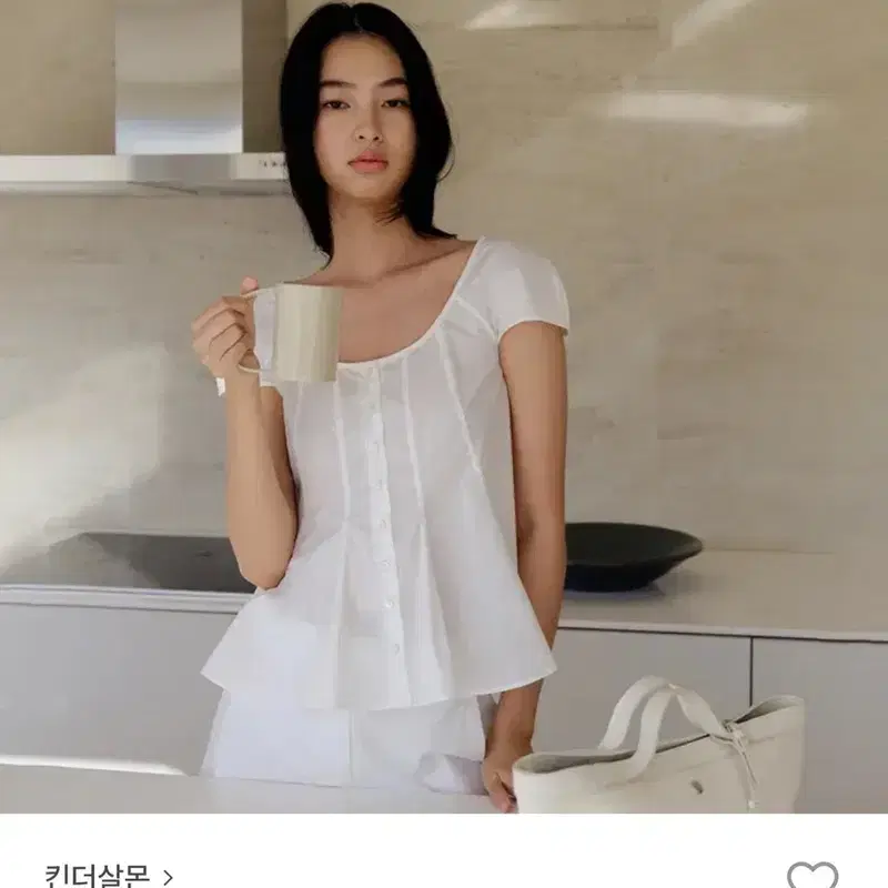 킨더살몬 제임스 코튼 블라우스 S 2