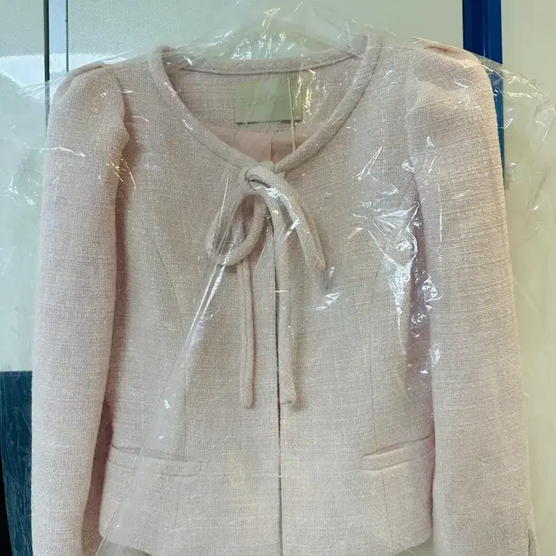 플로움 Mellow Ribbon Jacket 멜로우 자켓 핑크 3
