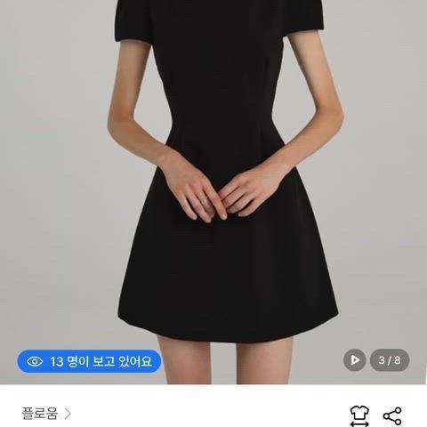플로움 아이코닉 원피스 블랙/ 결혼식 하객룩 5