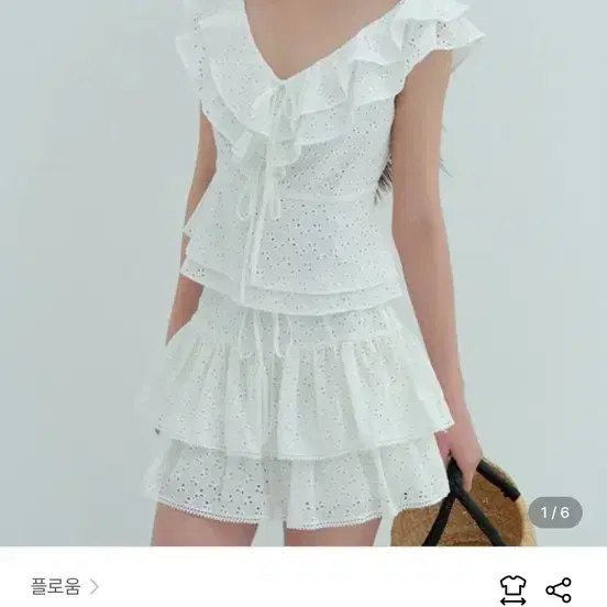 플로움 웨이빙 리본 블라우스 2